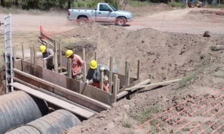 Avanzan con obras de reordenamiento hídrico en Firmat