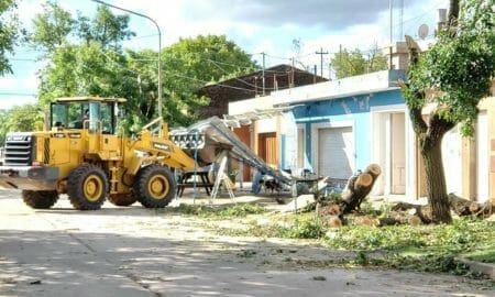 Intenso temporal castigó la región
