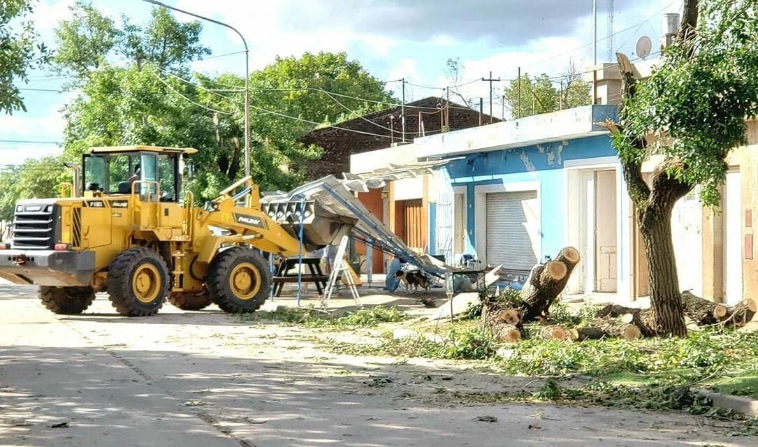 Intenso temporal castigó la región