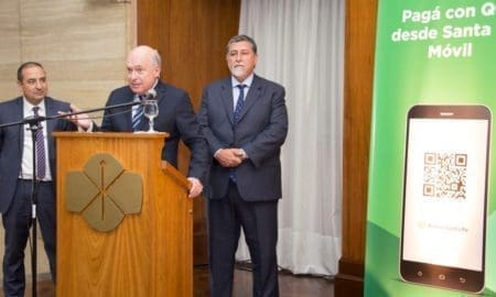 El Banco Santa Fe presentó código QR, su billetera virtual para pagar con el celular