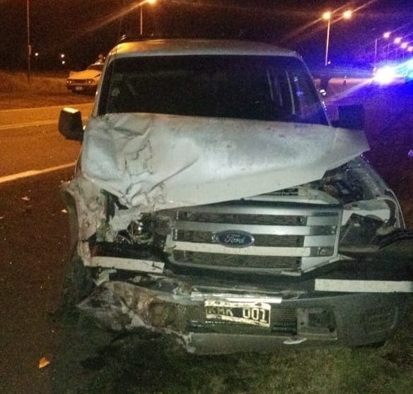 Elortondo: Accidente sobre Ruta 90