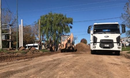 Villa Cañás: Comenzaron las obras de pavimento en la ciudad