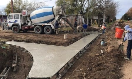 Villa Cañás: Continúa el plan de pavimentación en Avenida 59 entre 36 y 42