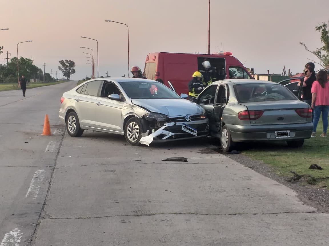 Santa Isabel: Accidente sobre Ruta Provincial N°94