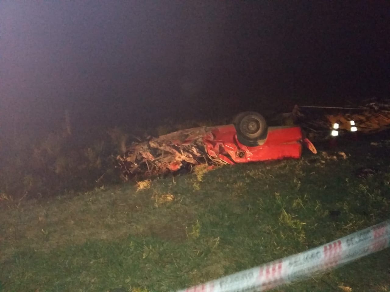 Elortondo: Accidente fatal con dos victimas