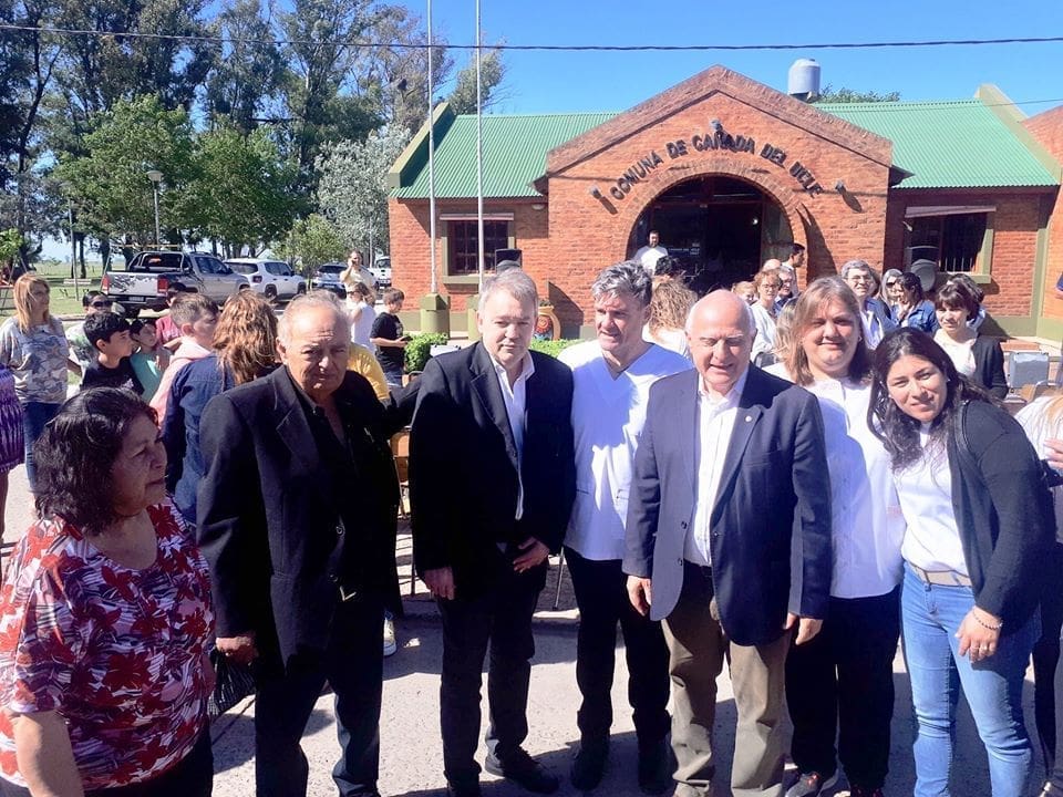 Histórico para el pueblo: tras 24 años sin recibir a un gobernador Lisfchitz visitó Cañada del Ucle