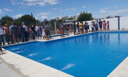 El senador Enrico concluyó otro proyecto para un pequeño pueblo