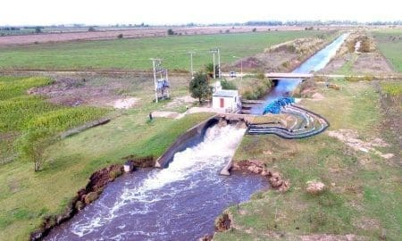 Melincué: El Senador Enrico solicita el reinicio de obras hídricas