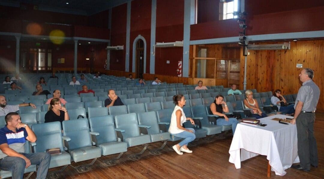 Villa Cañás: Reunión con productores agropecuarios, dadores de carga y transportistas