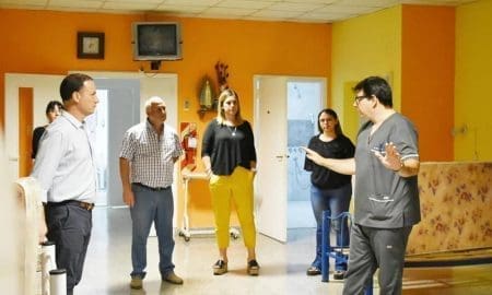 El senador Enrico visitó los centros de aislamiento en la región