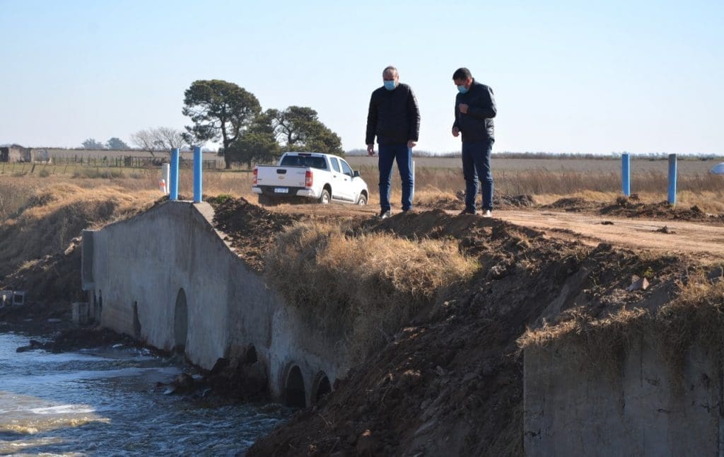 Villa Cañás: Finalizó la reparación del Puente "Las Marías"