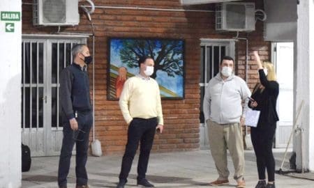 Sancti Spíritu: El senador Enrico gestiona dar atención a proyectos de la Escuela Nº 8075