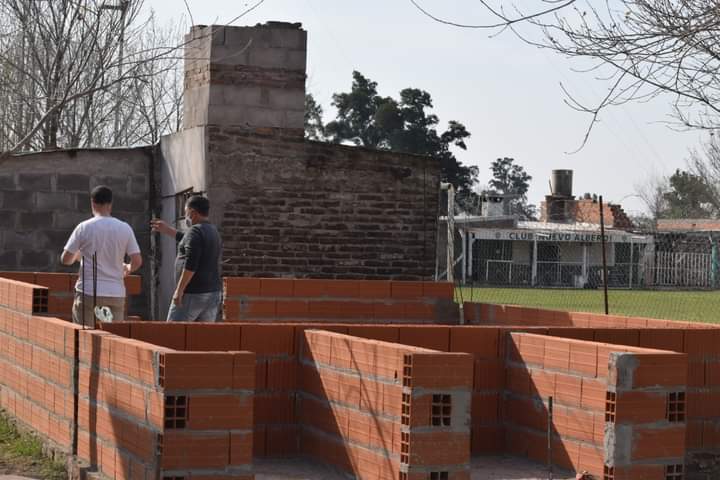 Firmat: El senador Enrico brindó su acompañamiento al Club Nuevo Alberdi después del robo