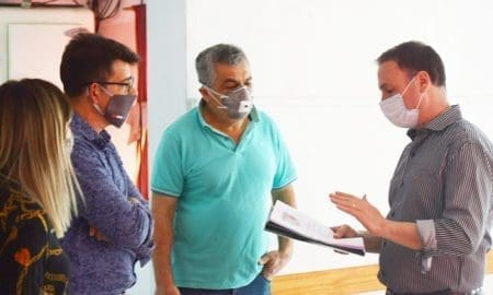 Melincué: El senador Enrico presente para concretar proyectos junto a las instituciones
