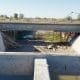 Melincué: Lisandro Enrico recorrió el avance de obras de las estaciones de bombeo de la laguna