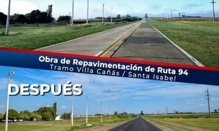 Enrico: Para antes de fin de año estará concluído el tramo más crítico de repavimentación de la Ruta 94
