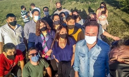 Rufino: Enrico acompaña a los vecinos del Barrio "Bahía del Sol" para contar con su propia plaza