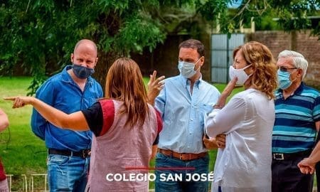 Villa Cañás: El senador Enrico acompaña los proyectos de las escuelas "San José" y "Paulo Freire"