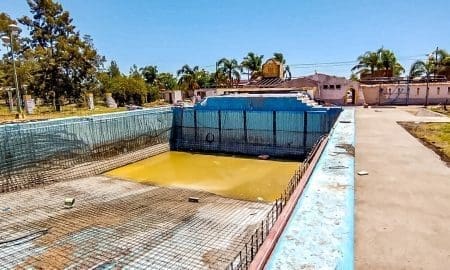 Rufino: Enrico informó que avanza a buen ritmo la obra del parque municipal