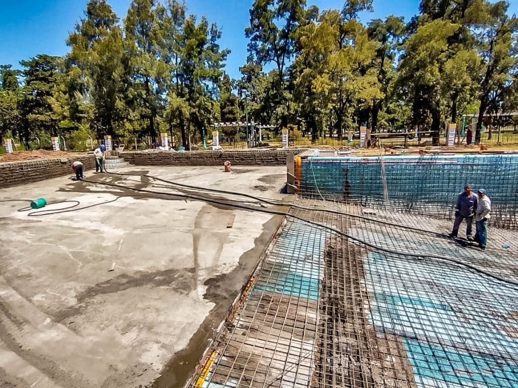 Rufino: Enrico informó que avanza a buen ritmo la obra del parque municipal