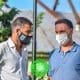 Wheelwright: Enrico y Gianetti avanzan con obra de iluminación LED y parquización en predio del ferrocarril