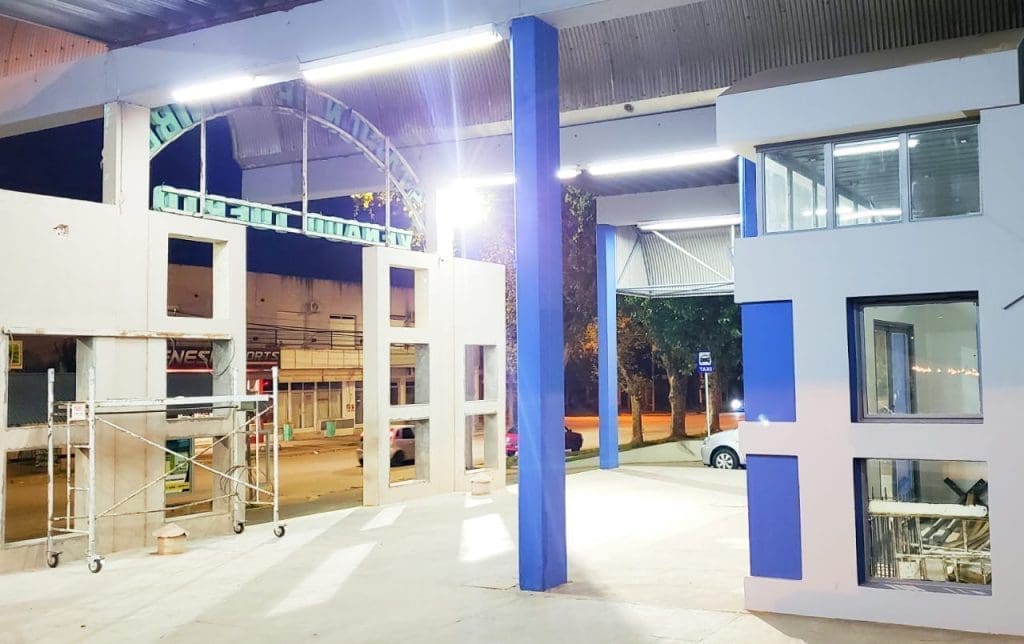 Venado Tuerto: Las obras de la Terminal están en un 70%