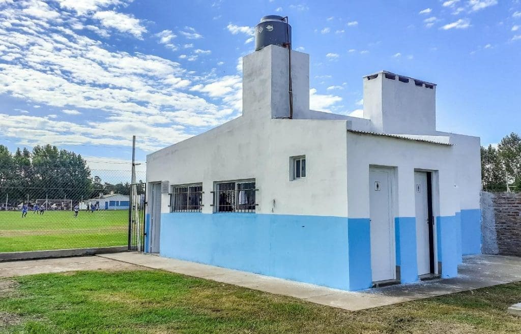 Teodelina: Se inauguró el nuevo buffet en el estacio del Racing Club
