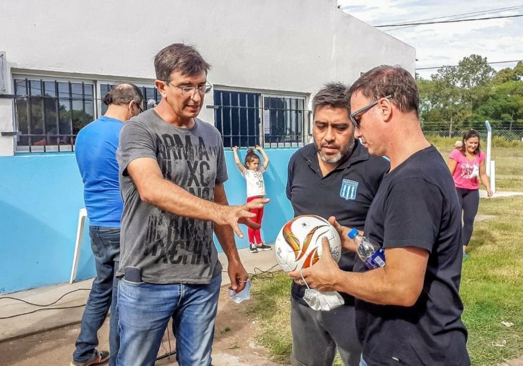 Teodelina: Se inauguró el nuevo buffet en el estacio del Racing Club