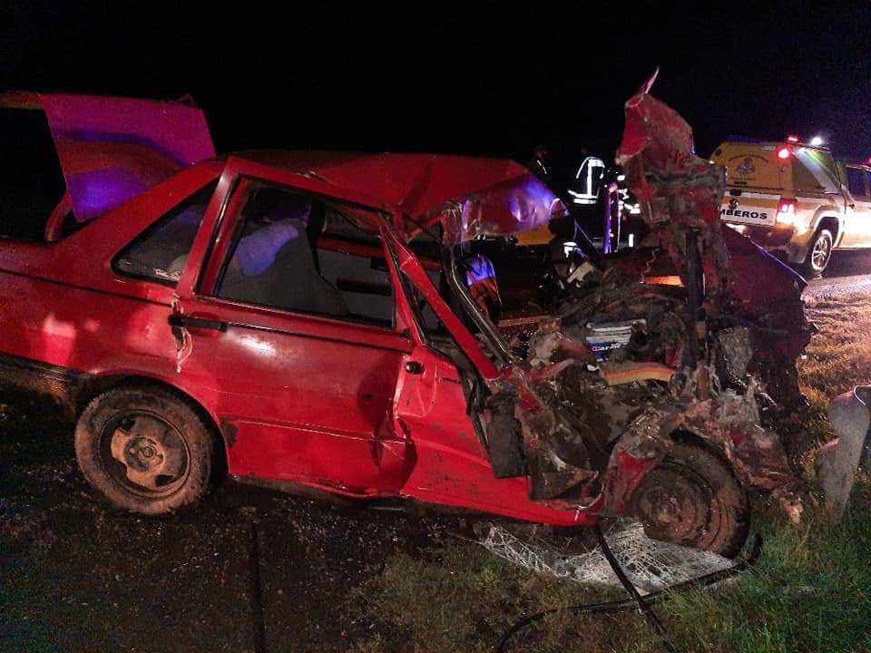 Venado Tuerto: Accidente sobre Ruta Nacional 33