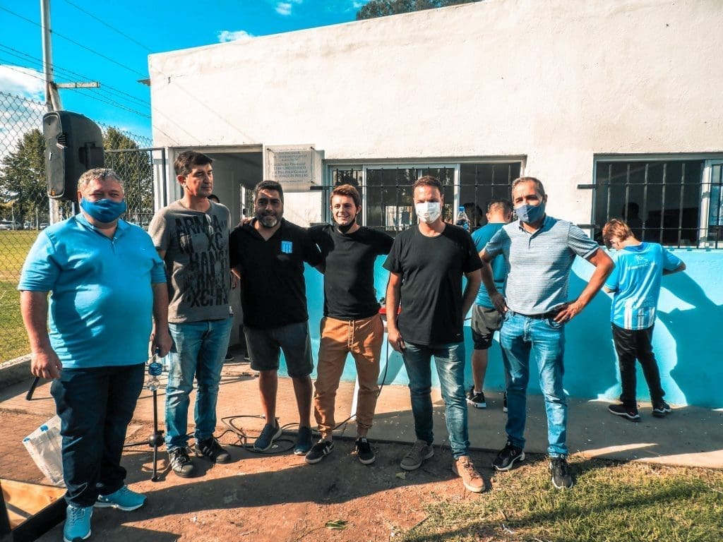 Teodelina: Se inauguró el nuevo buffet en el estacio del Racing Club