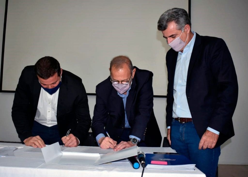 Rufino: Firma del convenio por el Plan Incluir.