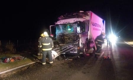 Maggiolo: Accidente sobre Ruta Nacional 8