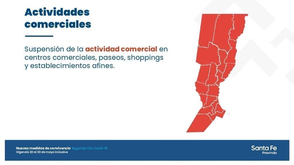 Restricciones más duras: Una por una las nuevas medidas de la provincia de Santa Fe Restricciones más duras: Una por una las nuevas medidas de la provincia de Santa Fe