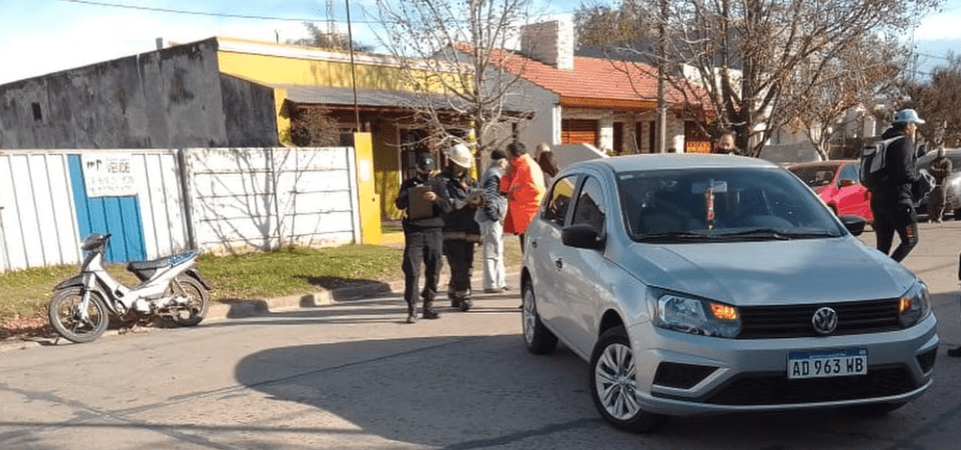 Villa Cañás: Accidente de tránsito en Avenida 59 entre Calle 46 y 44