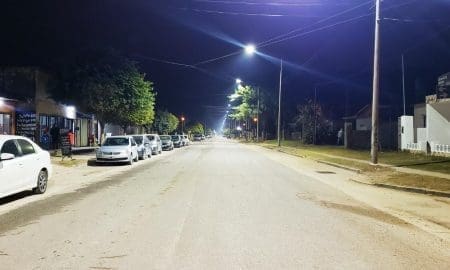 Venado Tuerto: Se inauguró la nueva iluminación LED en Av. Alem