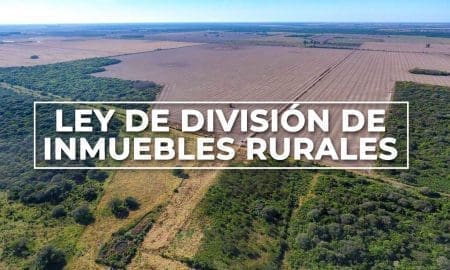 Enrico informó que el Senado aprobó una Ley que permite subdividir inmuebles rurales por 5 años