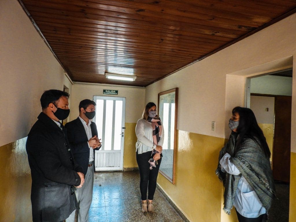 Georgina Orciani y Lisandro Enrico junto a las instituciones de la región