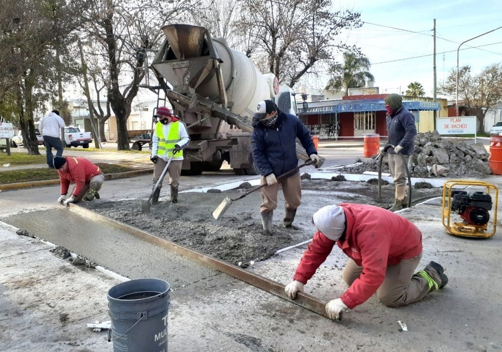 Villa Cañás: El municipio comenzó a realizar obras de bacheo