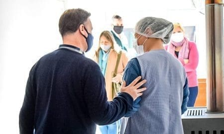 Enrico visitó Maggiolo y apoyó a las instituciones y obras comunales