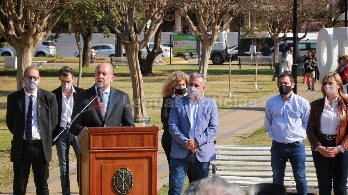 En Venado Tuerto, Perotti encabezó el acto por el 171º aniversario del fallecimiento del General Don José de San Martín