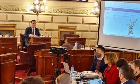 El senador Enrico impulsa gestiones en Santa Fe de obras, producción y ciencia