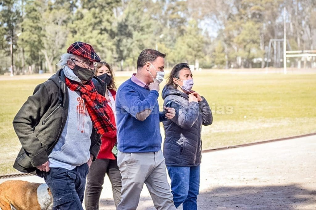 Rufino: Lisandro Enrico informó importantes avances en el parque municipal