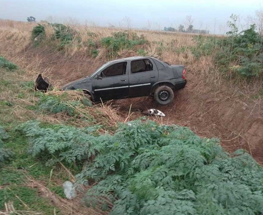 Villa Cañás: Accidente en la Ruta 94 a la altura de la curva S
