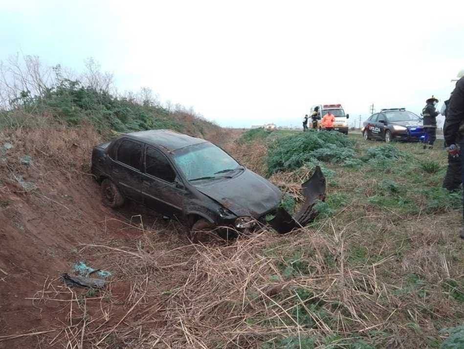 Villa Cañás: Accidente en la Ruta 94 a la altura de la curva S