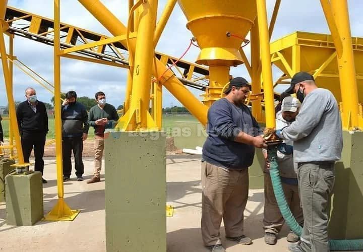 Villa Cañás: Avanzan los trabajos en la Planta Hormigonera para su puesta en marcha Villa Cañás: Avanzan los trabajos en la Planta Hormigonera para su puesta en marcha