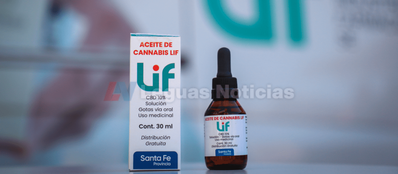 Perotti presentó el primer lote de aceite de cannabis medicinal elaborado por el LIF