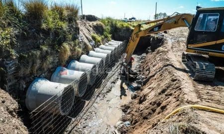 Teodelina: Imponente obra en el Puente La Pantanosa