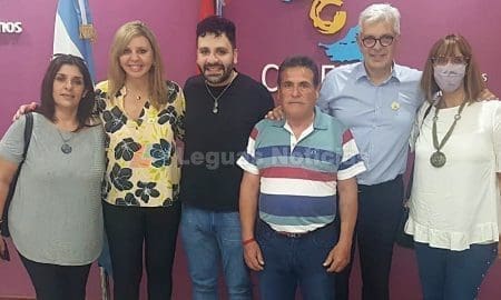 Villa Cañás: Nery Rodríguez presente en Firmat junto al ministro Julián Dominguez y la senadora nacional Sacnun