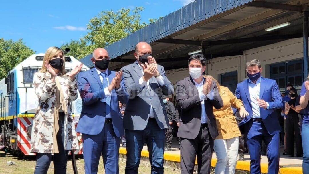 Sacnun celebró el regreso del Tren a Rufino por la laguna La Picasa