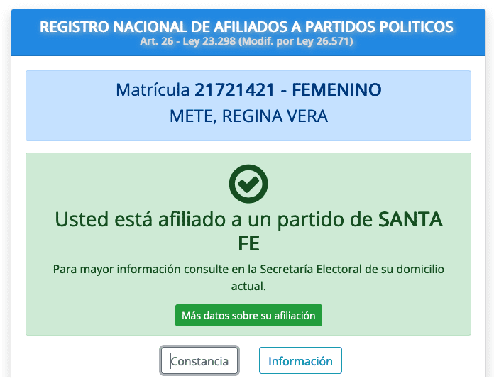 Villa Cañás: Mesa 1504 y el telegrama del "error humano"